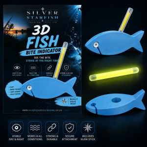 Silver Starfish 3D Fish Bite Indicator with Glow Stick