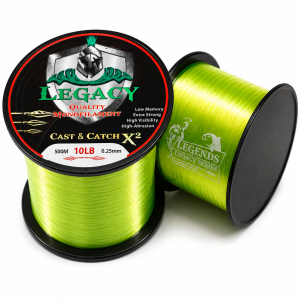 Legacy Cast & Catch X² Quality Monofilament Fishing Line – Neon Green | 10lb | 0.25mm | 500m