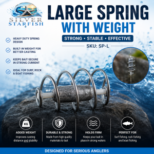 Large Spring with Weight