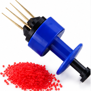 Red Worm Clip & Rubber Band Baiting Tool – Fishing Bait Applicator Set