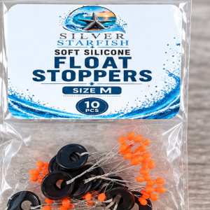 Soft Silicone Float Stoppers – Size Medium | 10 Pieces per Pack